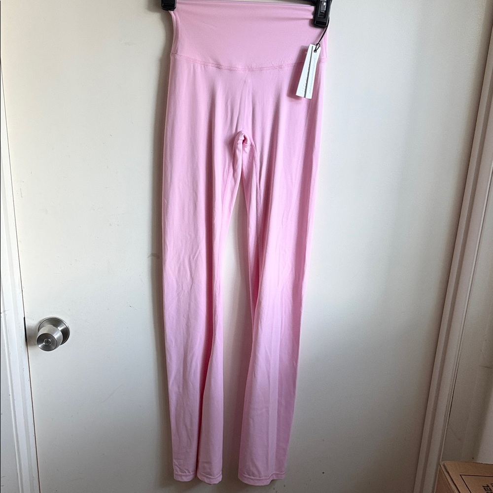 Paragon Fitwear Pink High-Waist Flare Leggings